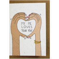 Growing Paper My Me Loves Your You Greeting Card